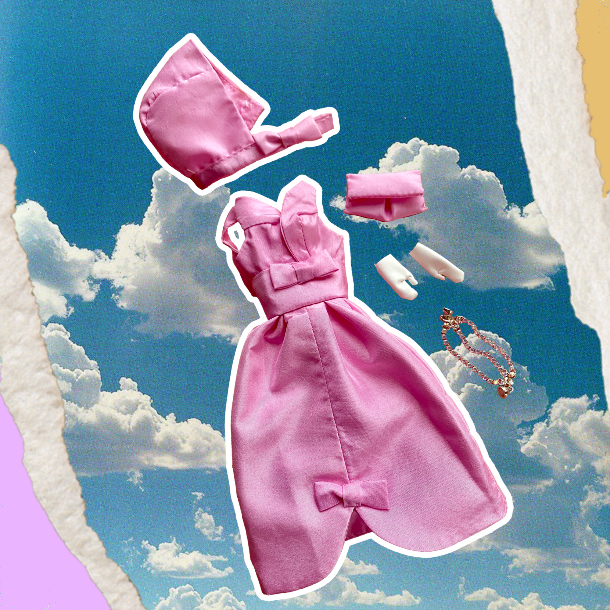 "Bonnette" fashion in pink