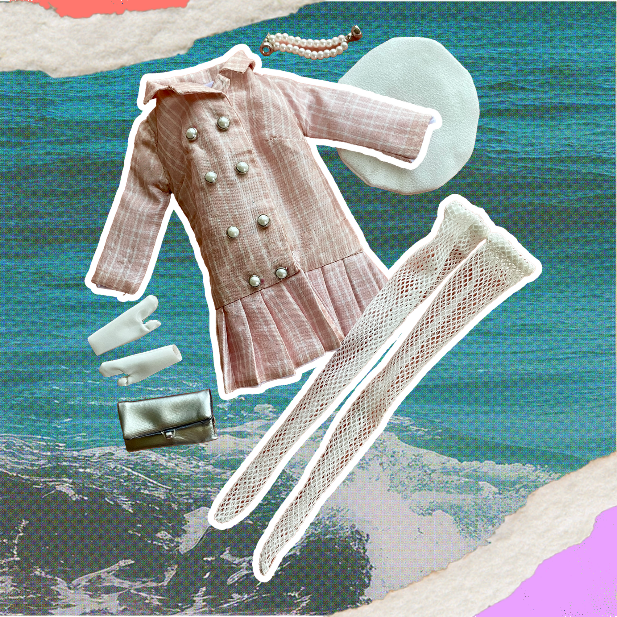 "Sailorette" fashion in pink