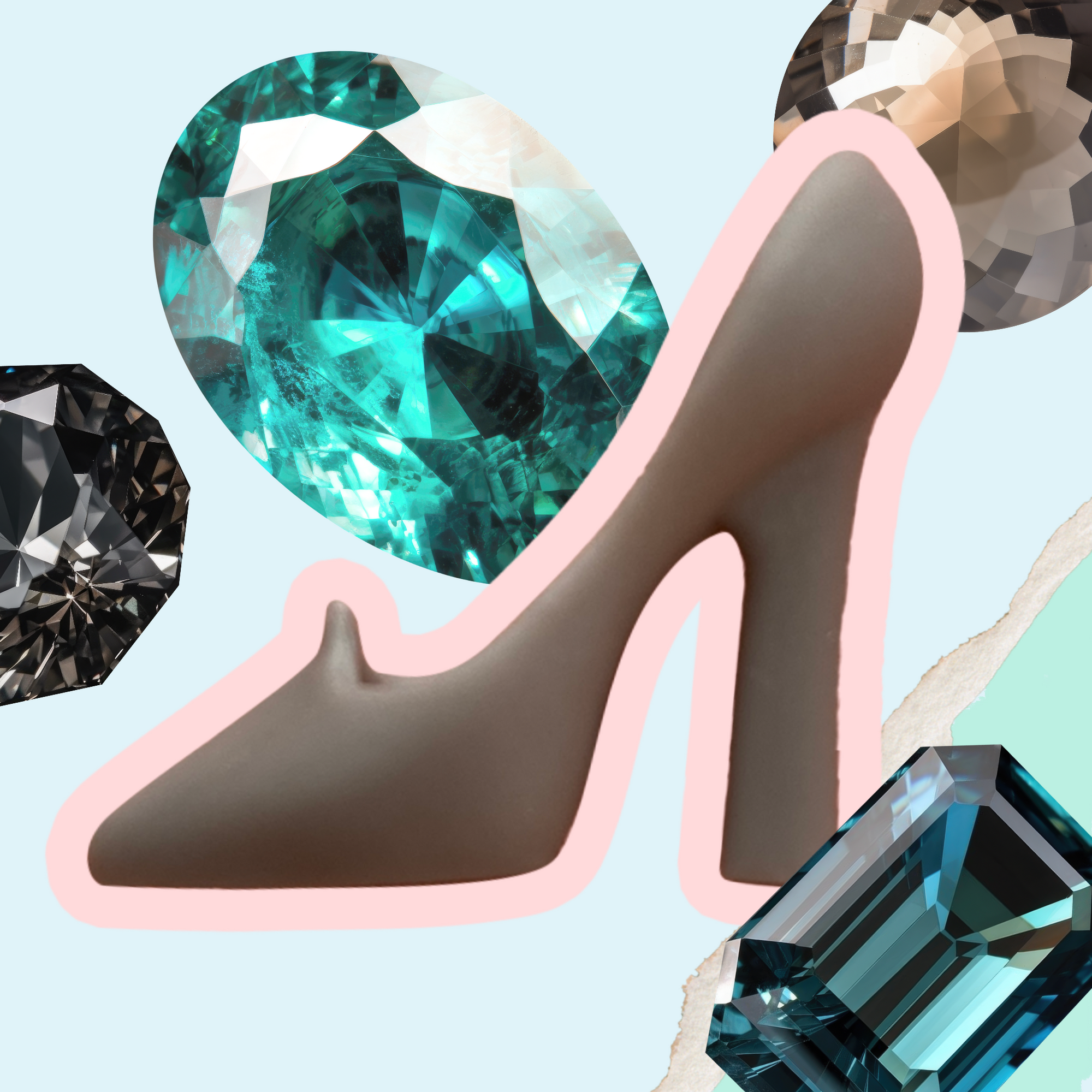 Heeled "Slipettes"