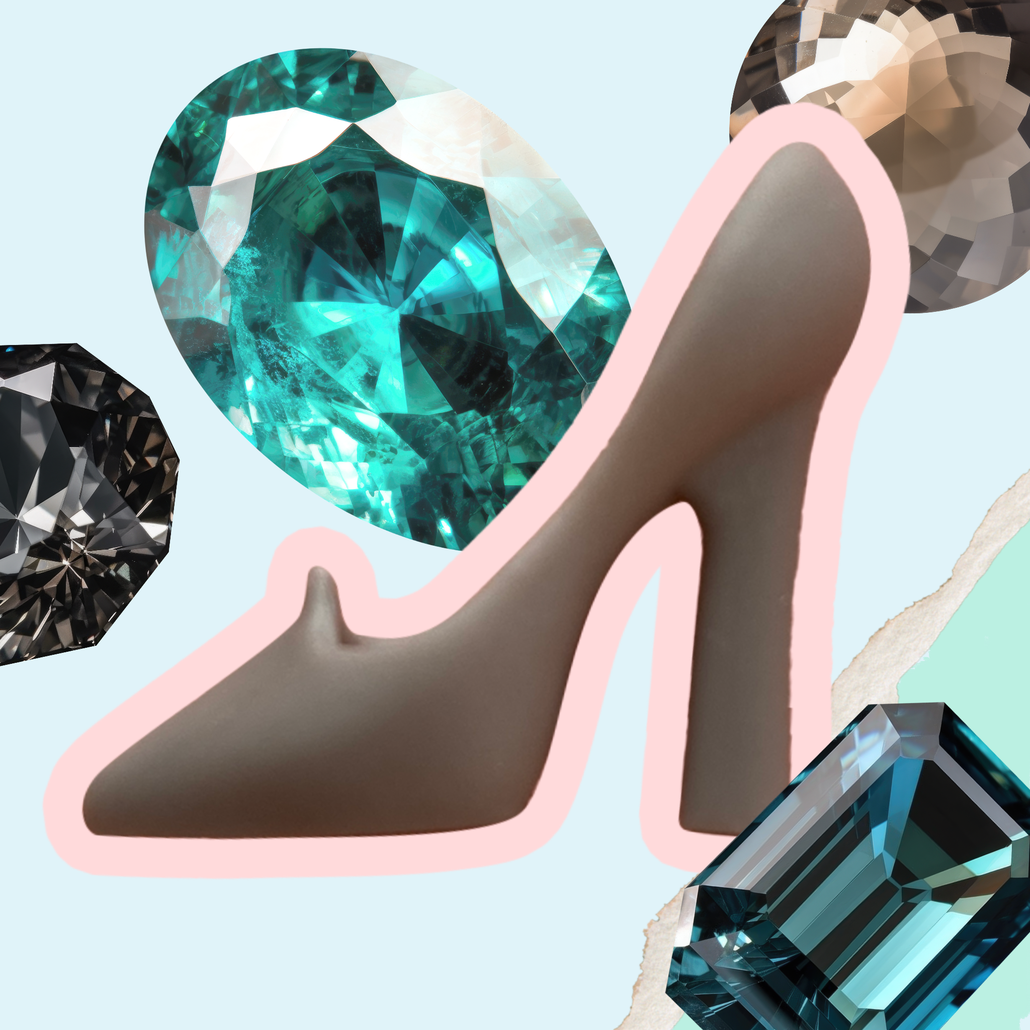 Heeled "Slipettes"