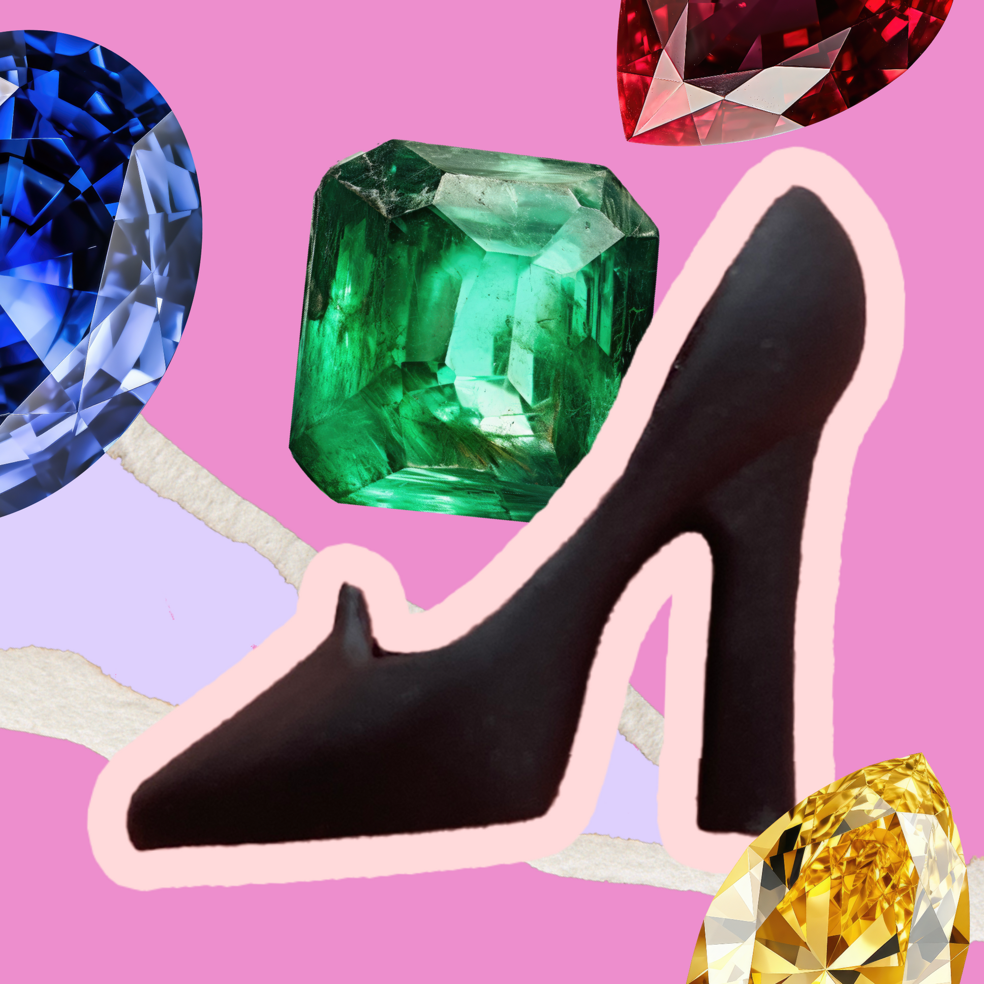 Heeled "Slipettes"