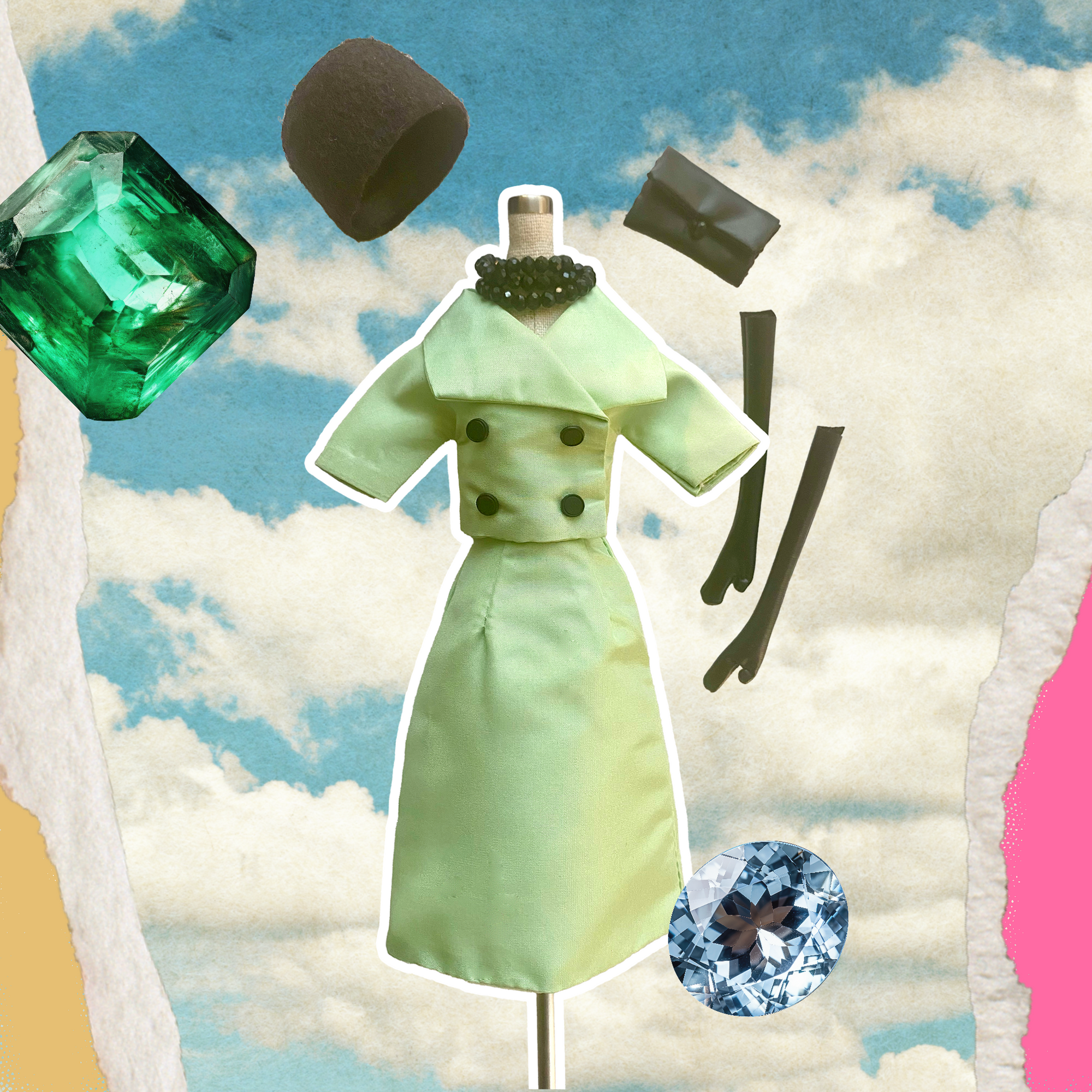 "High Societette" fashion in mint