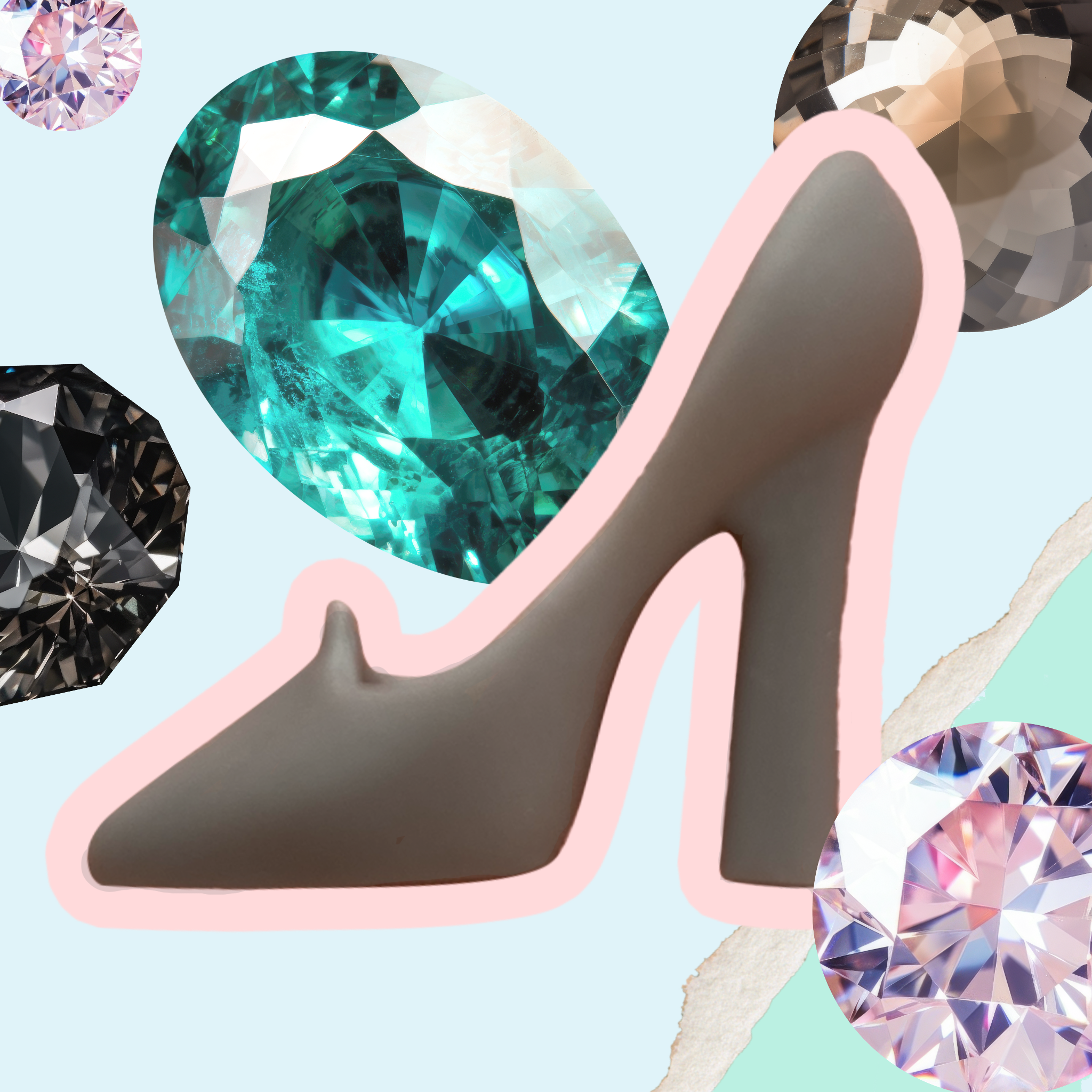 Heeled "Slipettes"