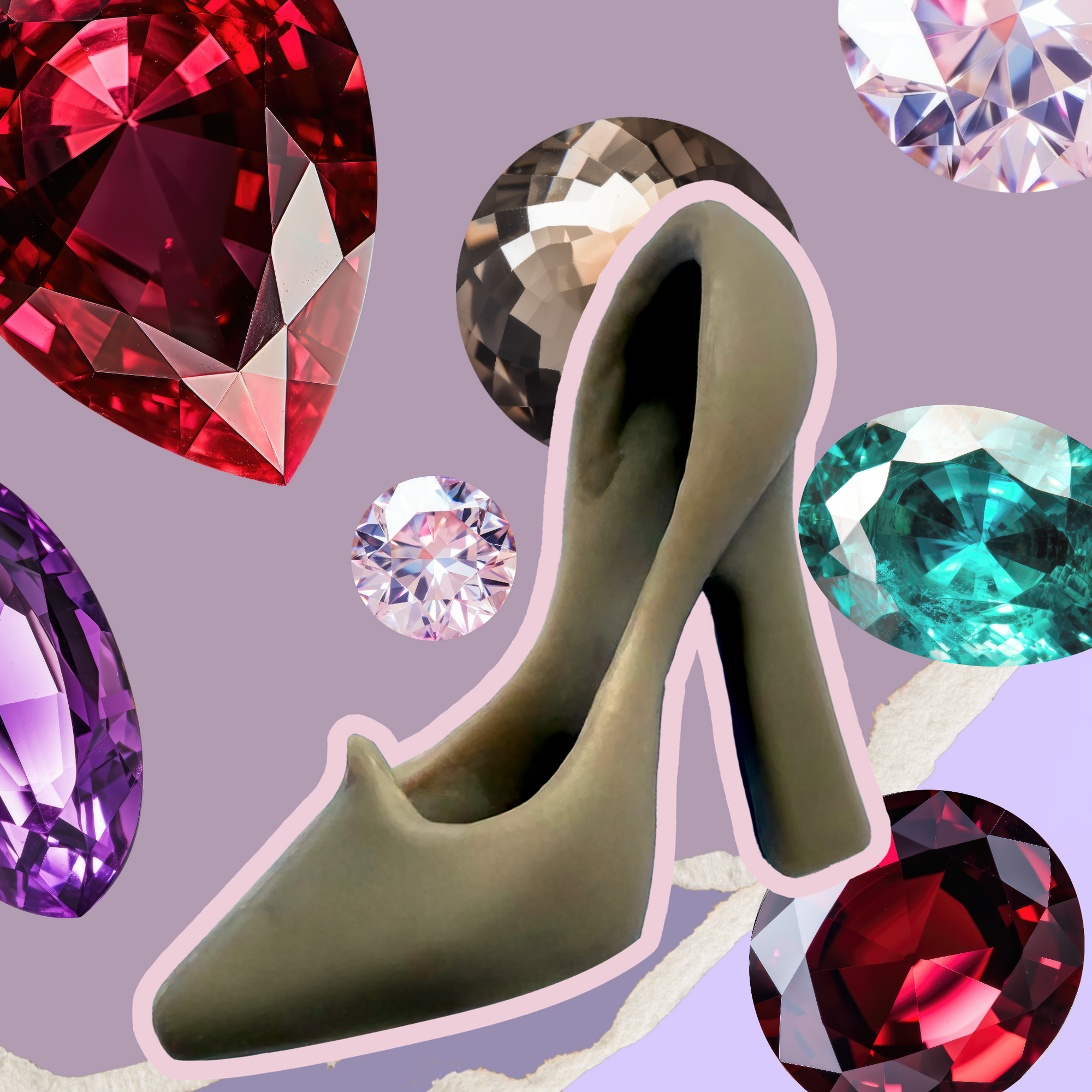 Heeled "Slipettes"